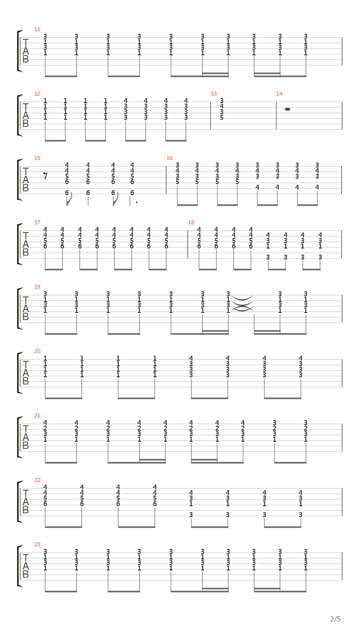 The Long And Winding Road吉他谱