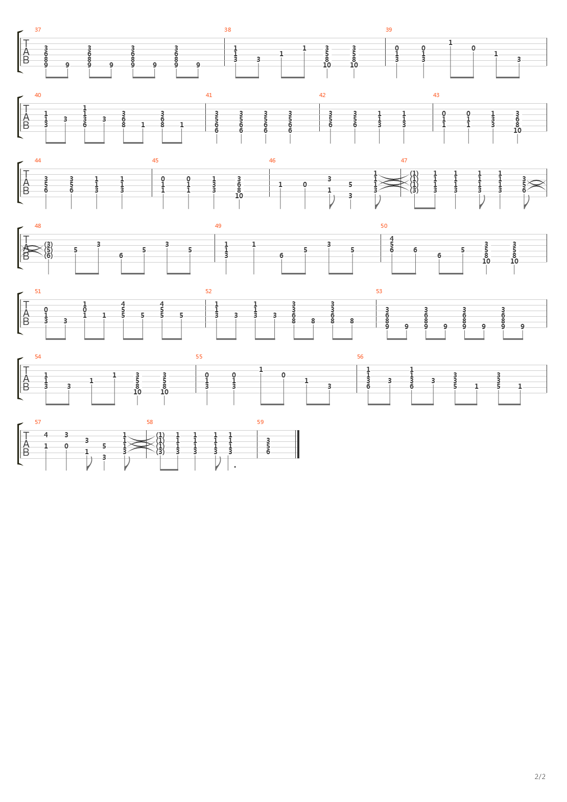 The Long and Winding Road吉他谱