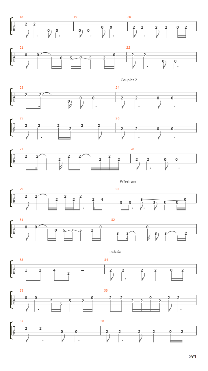 Only When I Sleep ( Version acoustique)吉他谱