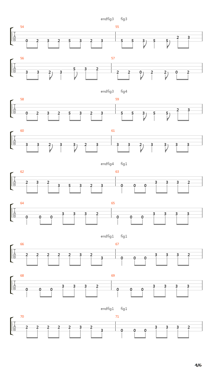 M吉他谱