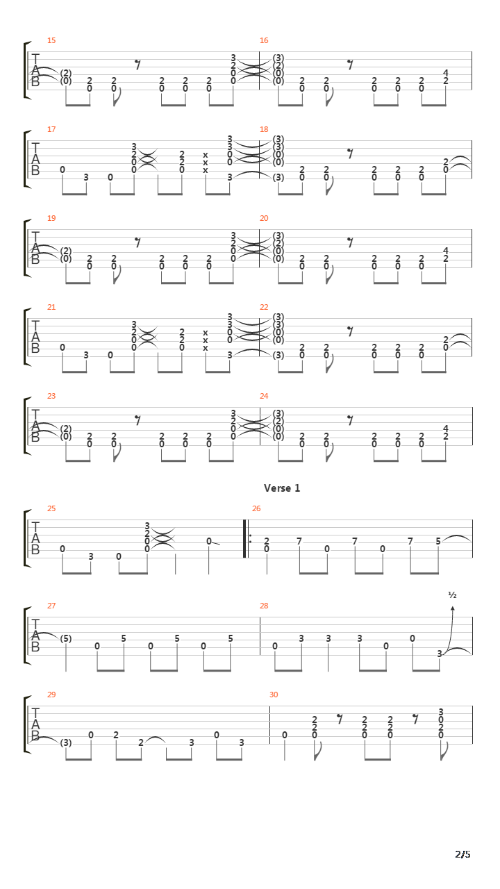 Black Shuck吉他谱