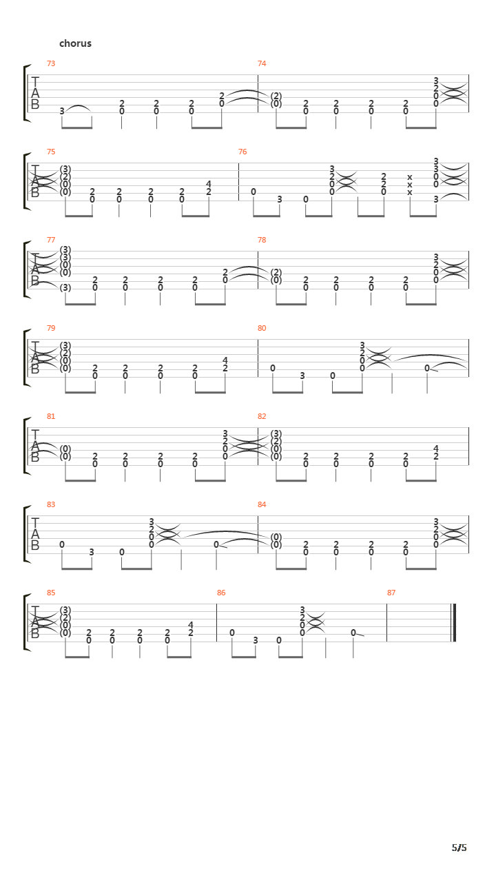 Black Shuck吉他谱