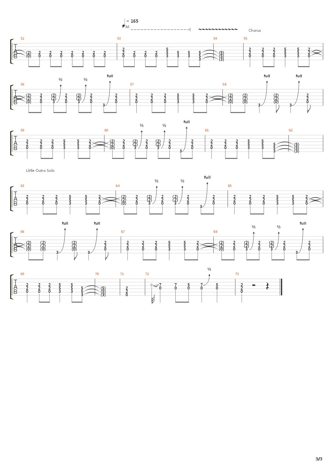 Take Me To The Backseat吉他谱