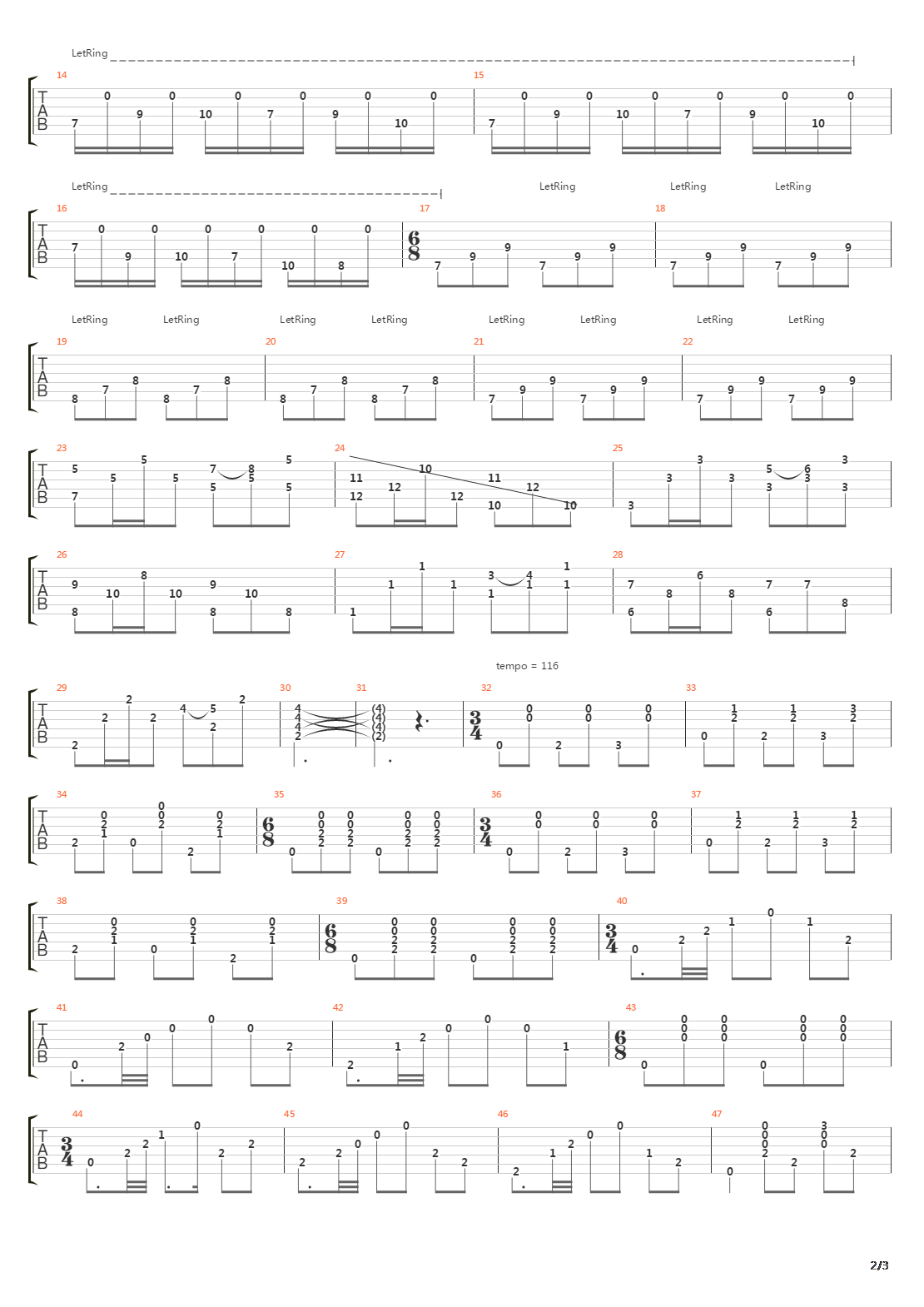 Spanish Caravan吉他谱