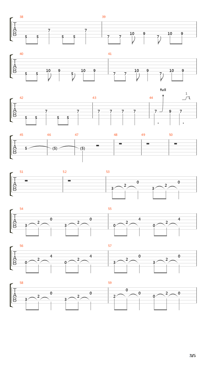 The May Song吉他谱