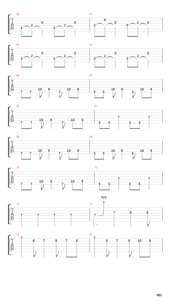 The May Song吉他谱