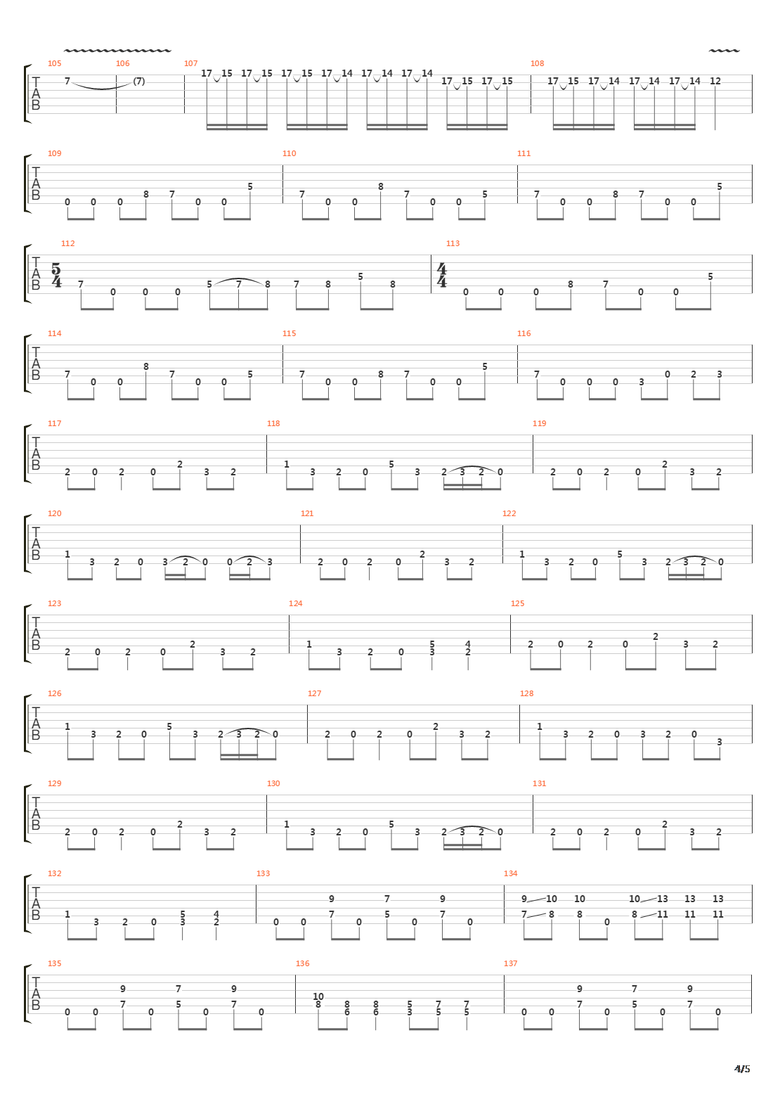 Chasm吉他谱