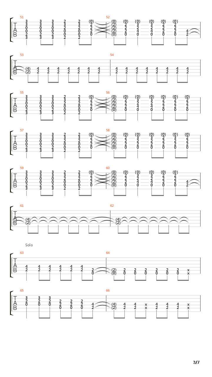 (It's Not A) Long Way Down吉他谱