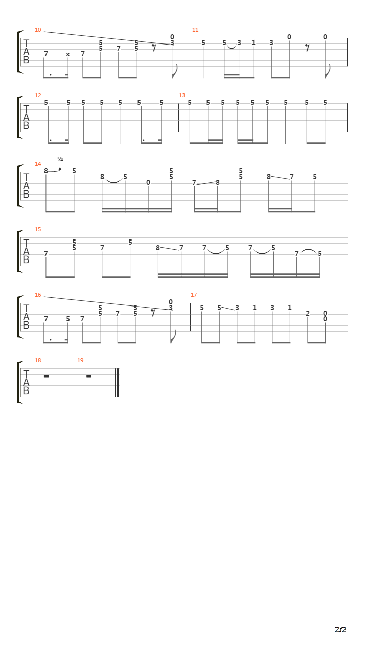 Louie Louie (solo2)吉他谱
