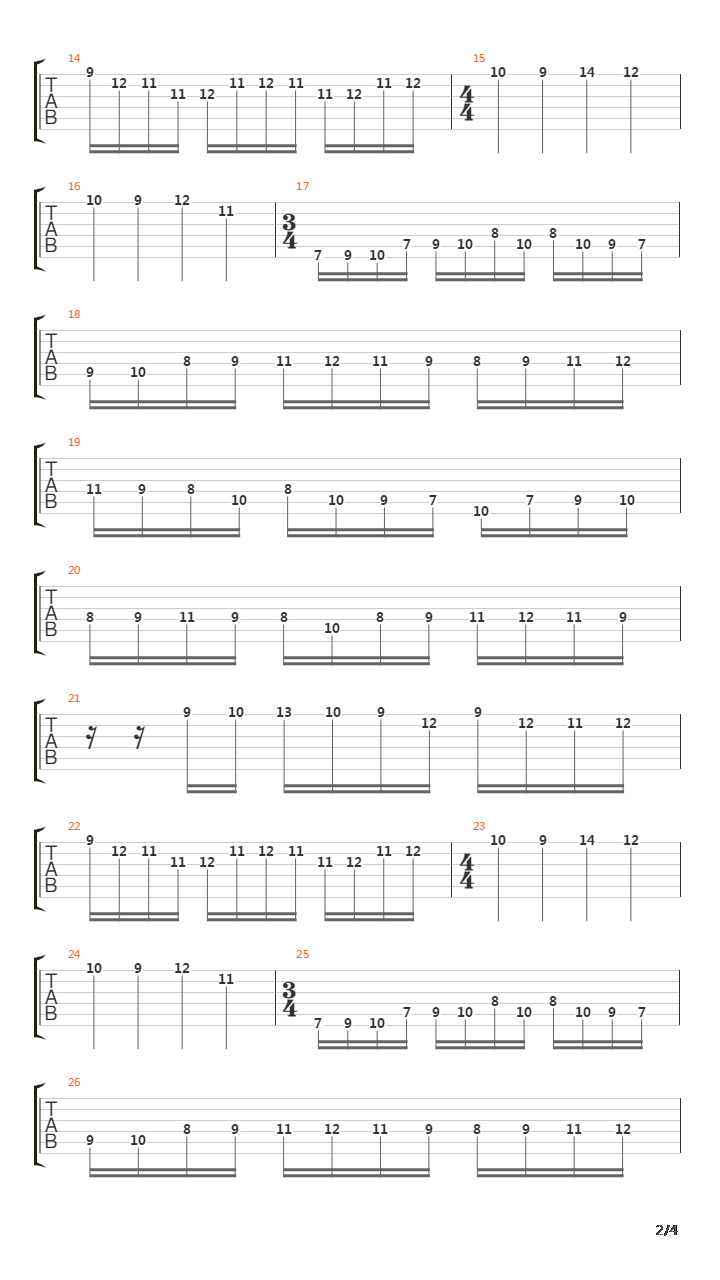 Tetragrammaton吉他谱