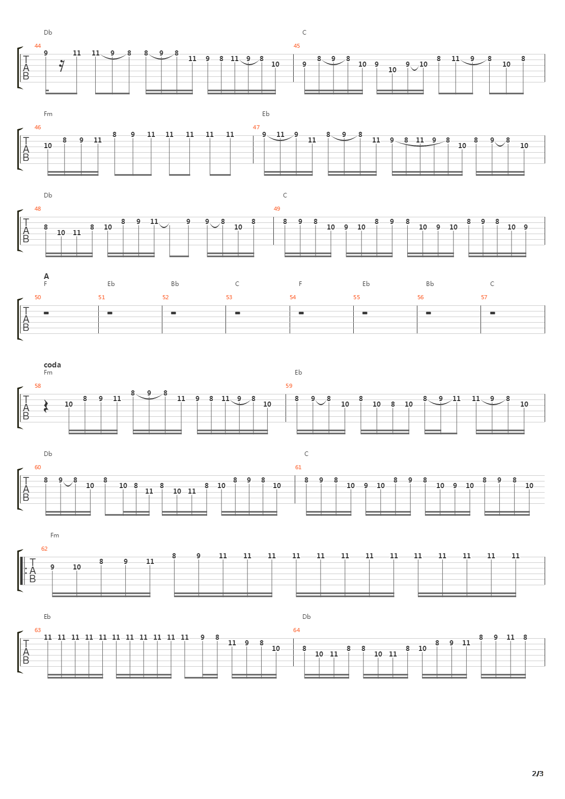 Valleri吉他谱