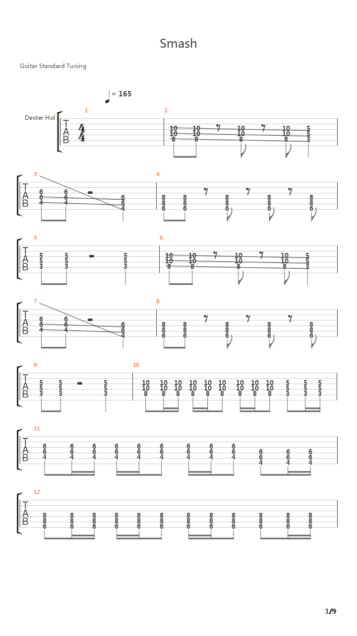 Smash吉他谱