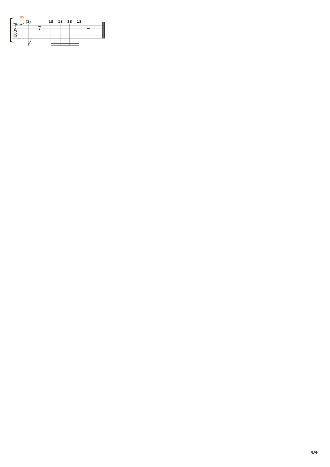 Acapella In Accapulco吉他谱
