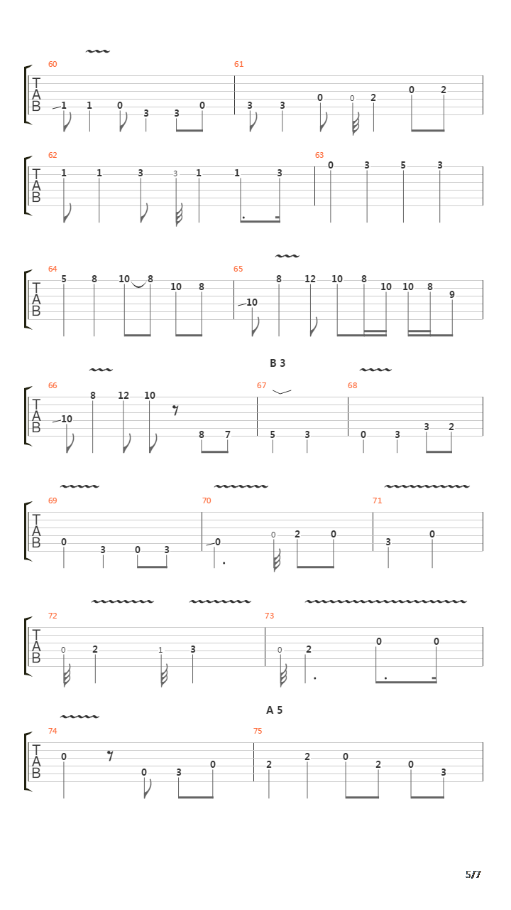 1861吉他谱