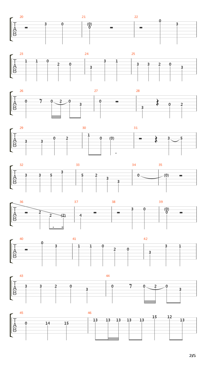 Atlantis吉他谱