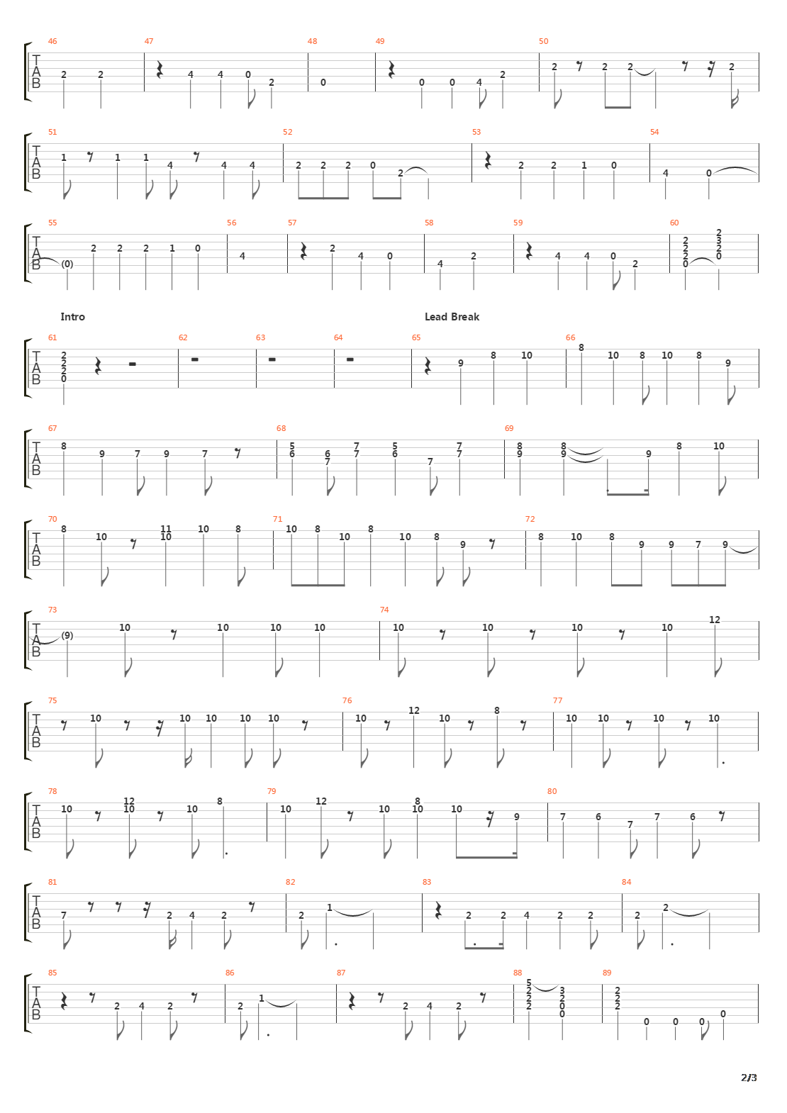 South Of The Border吉他谱