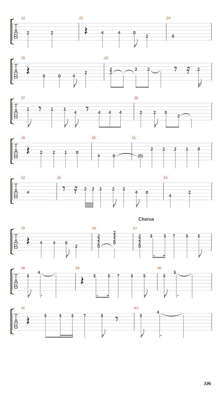 South Of The Border吉他谱