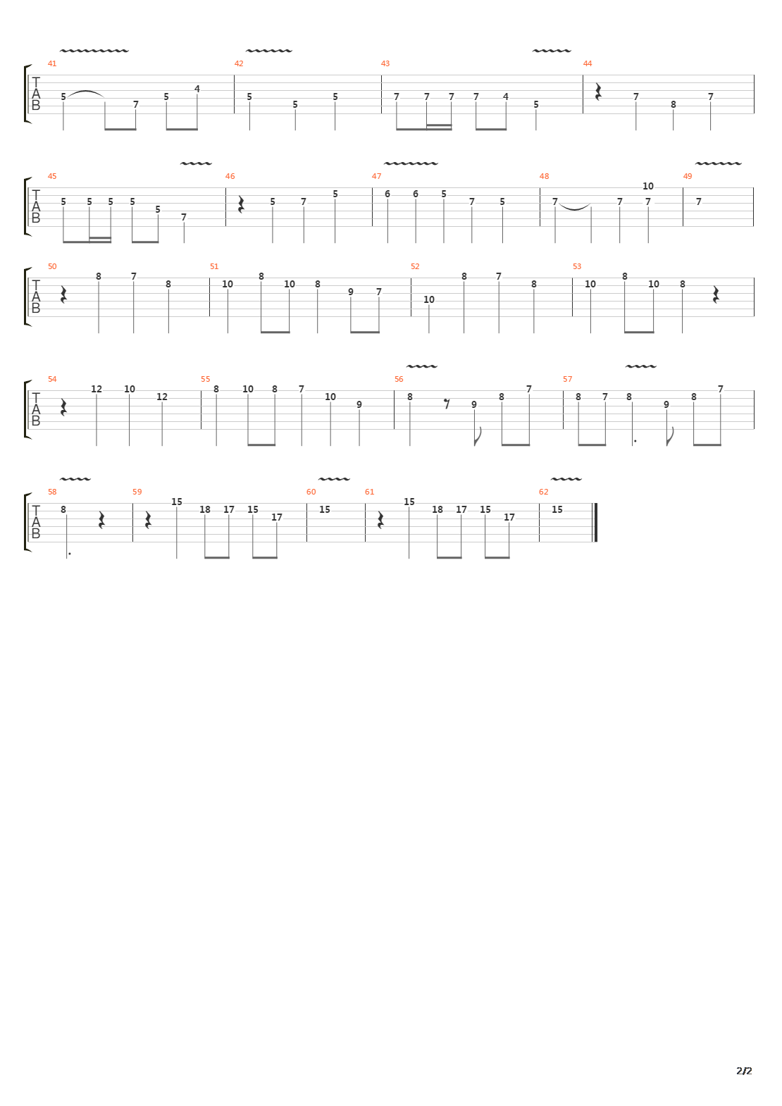 Wonderful Land吉他谱