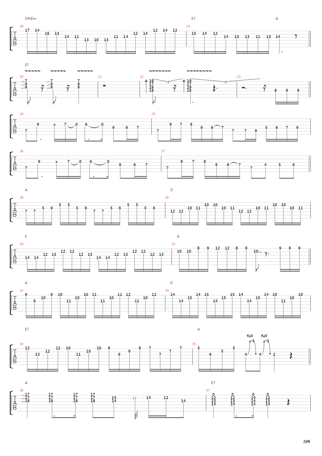 Orange Blossom Special吉他谱