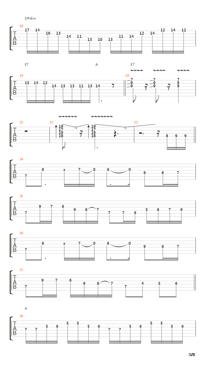 Orange Blossom Special吉他谱