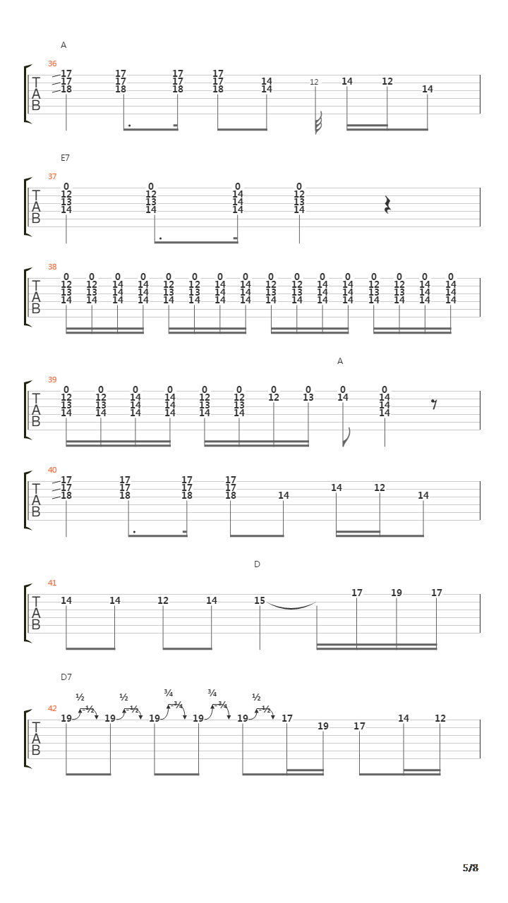 Orange Blossom Special吉他谱