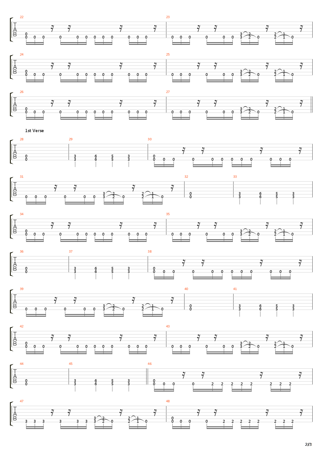 The Rage吉他谱