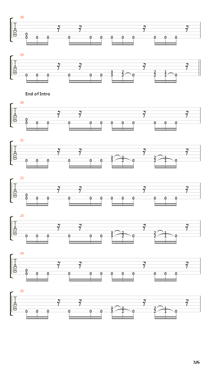 The Rage吉他谱