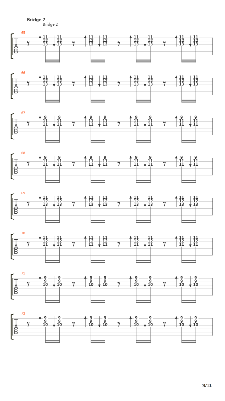 Automatic Stop吉他谱