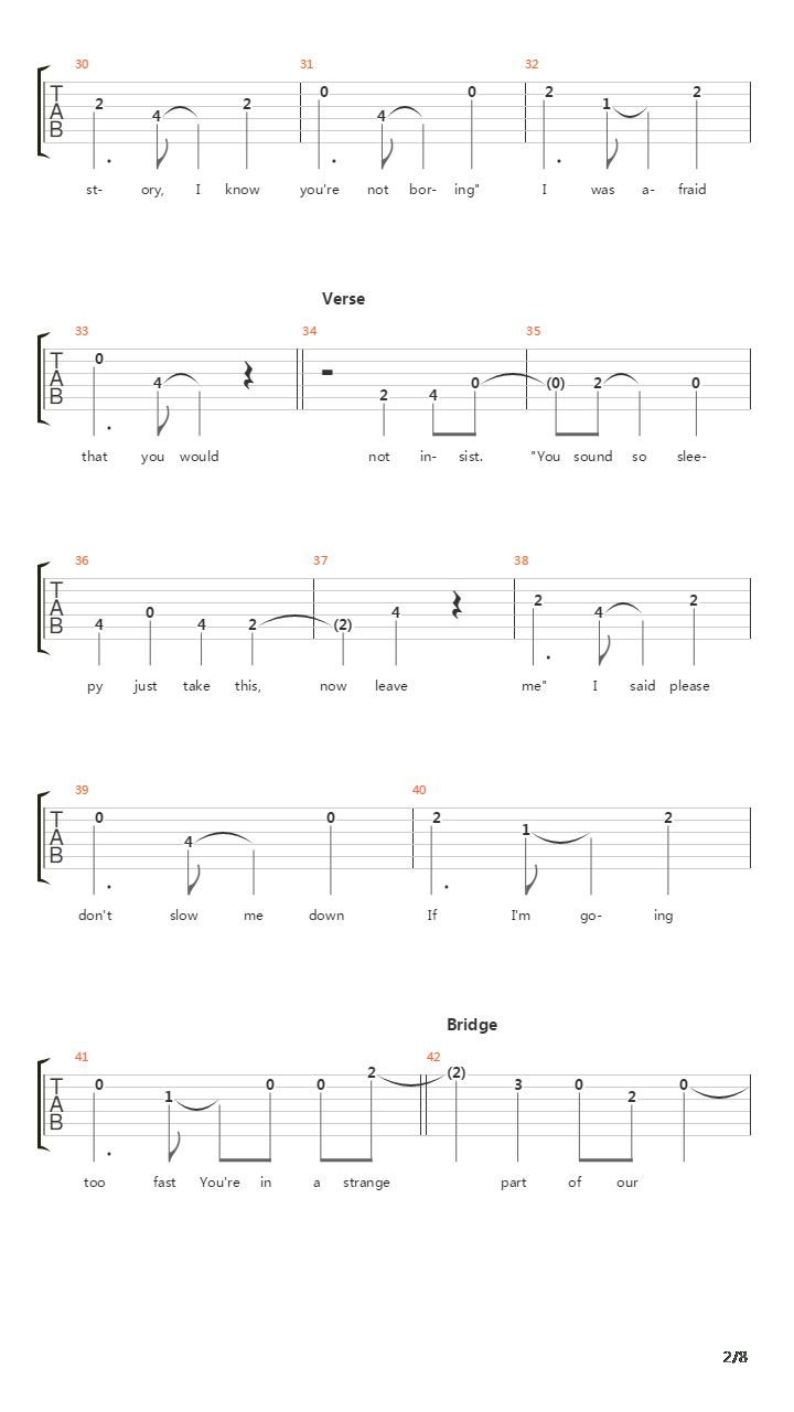 Reptilia (12)吉他谱