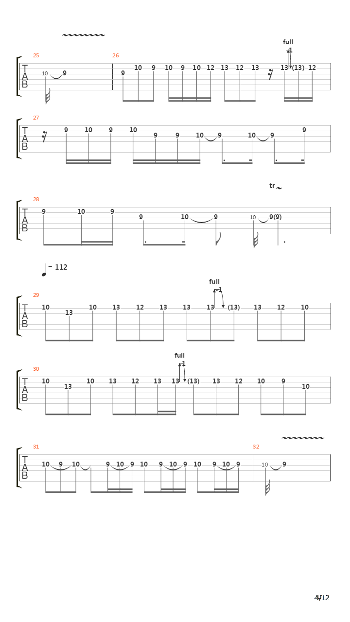 The River吉他谱
