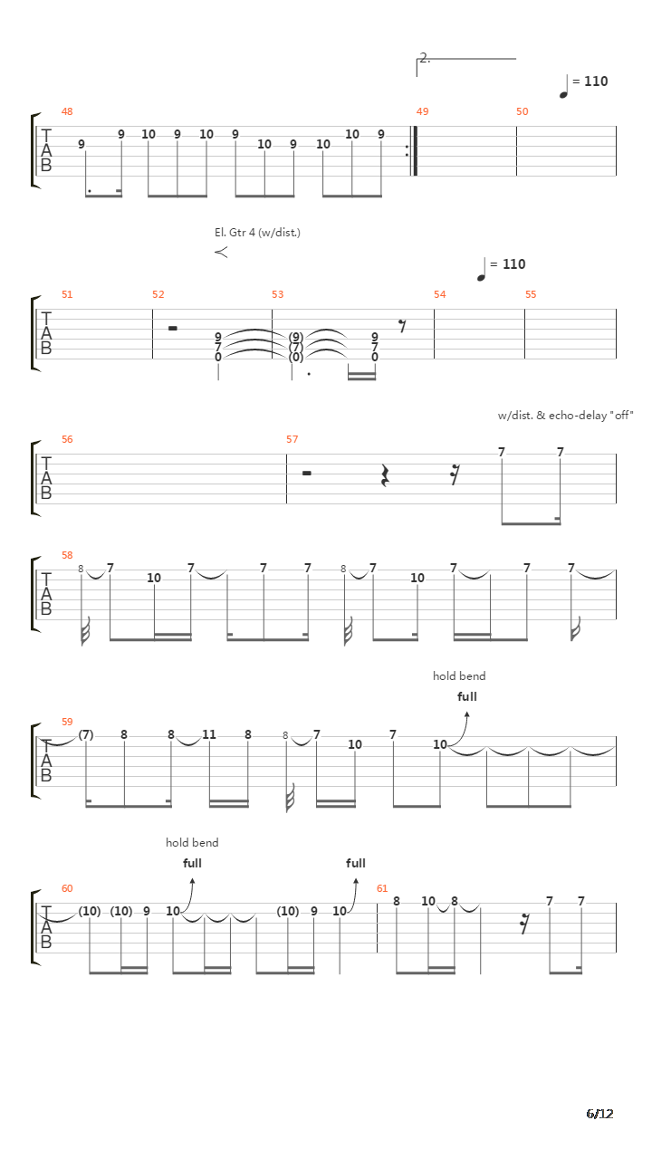 The River吉他谱