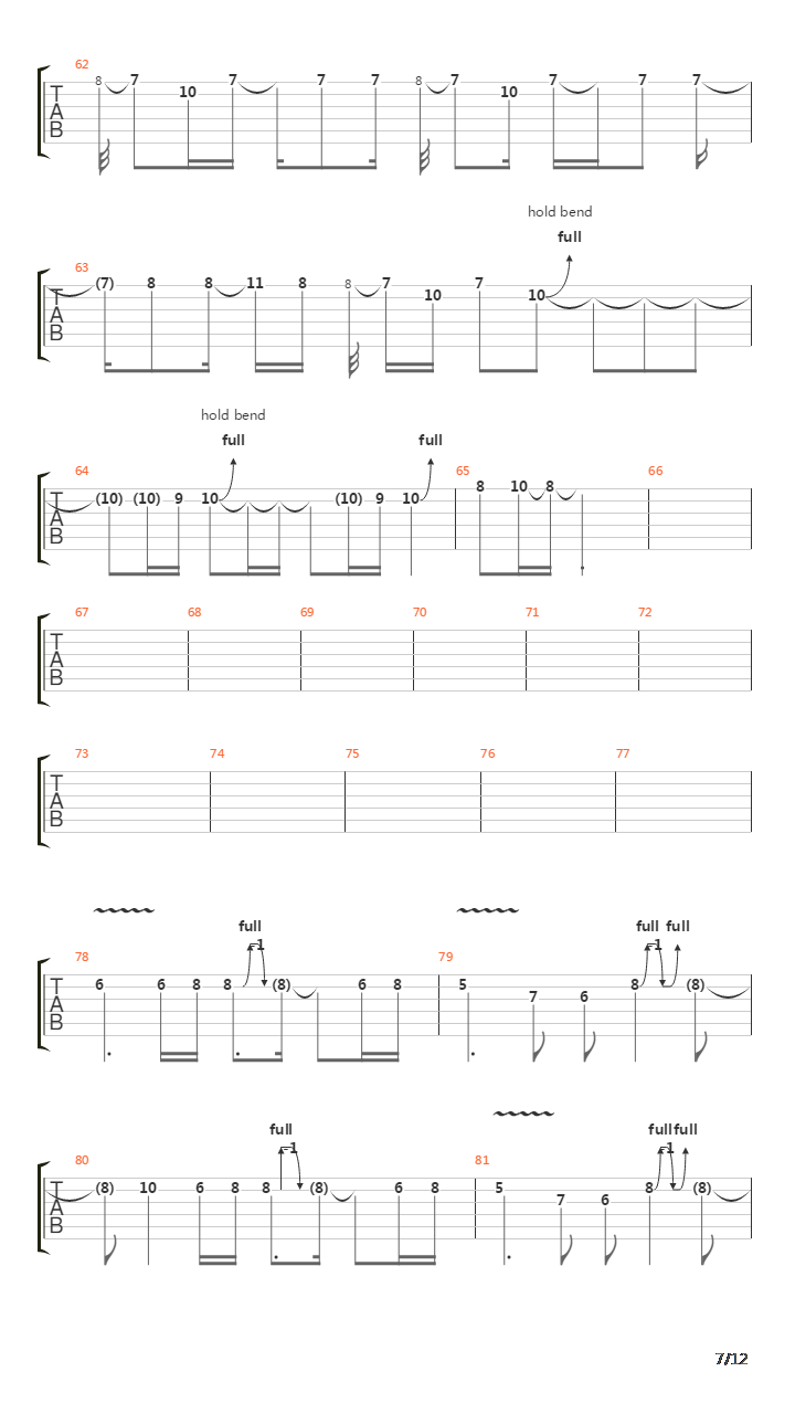 The River吉他谱