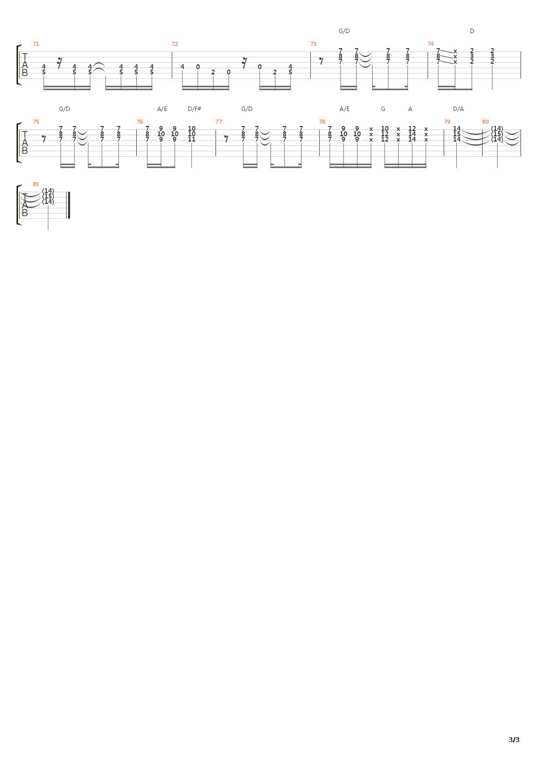 End Of The Line吉他谱