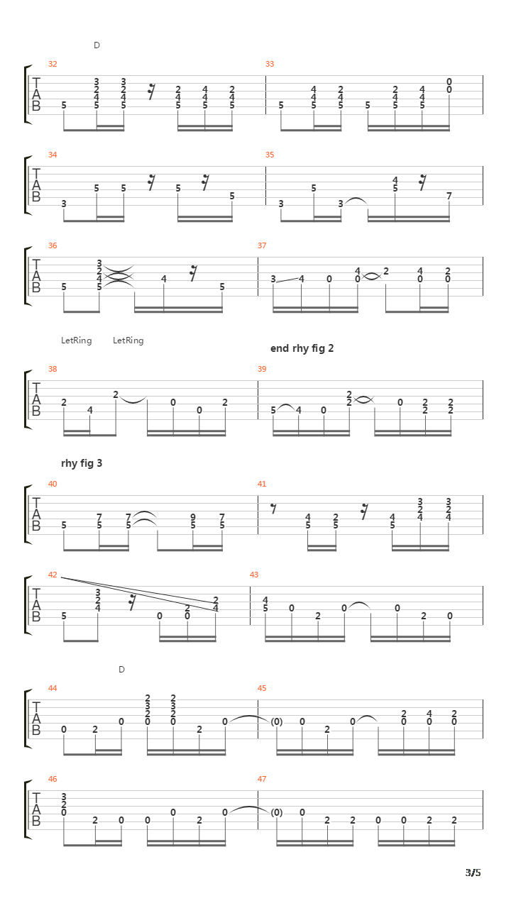 End of the Line吉他谱