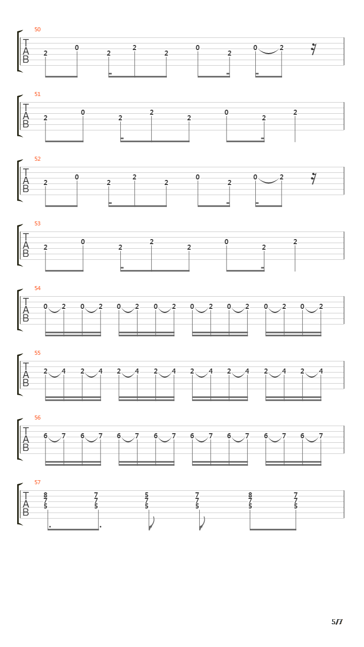 Slide Away吉他谱