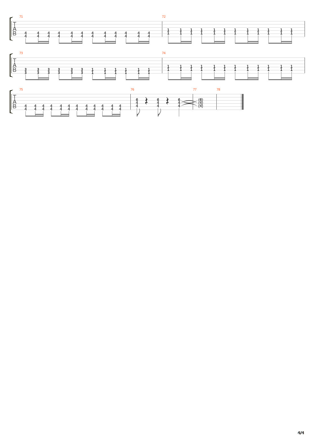 Suckerpunch吉他谱