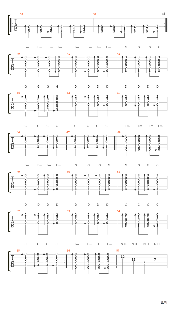 Santa Monica吉他谱