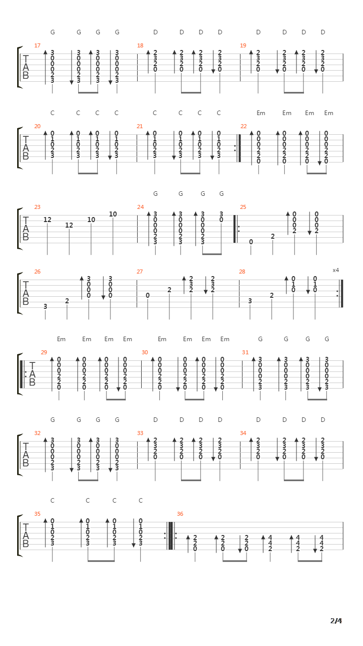 Santa Monica吉他谱