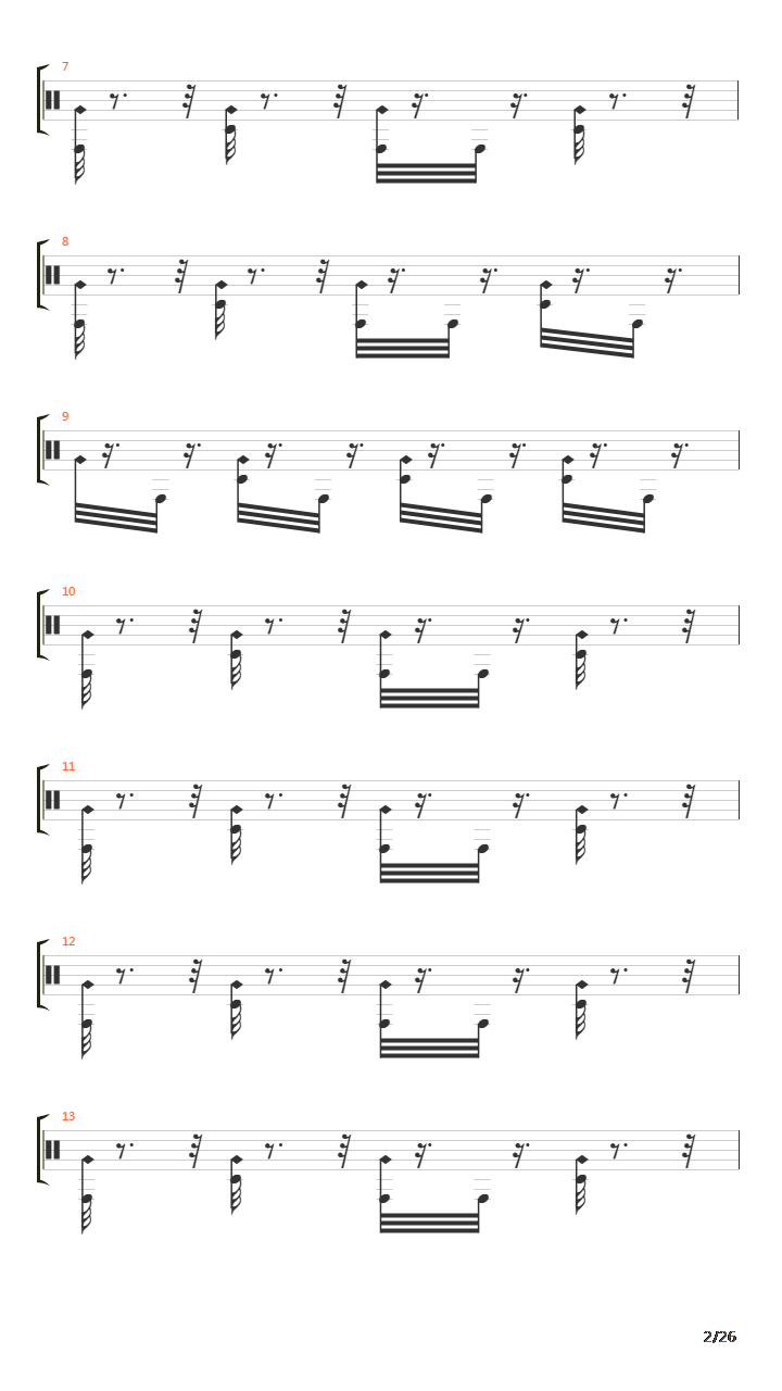 Pervertigo吉他谱