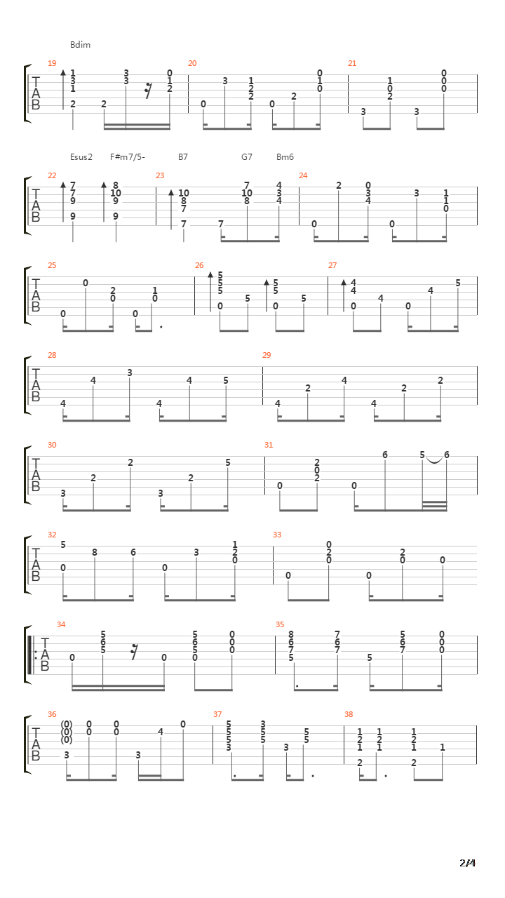 Regra Tres (Law no.3)吉他谱