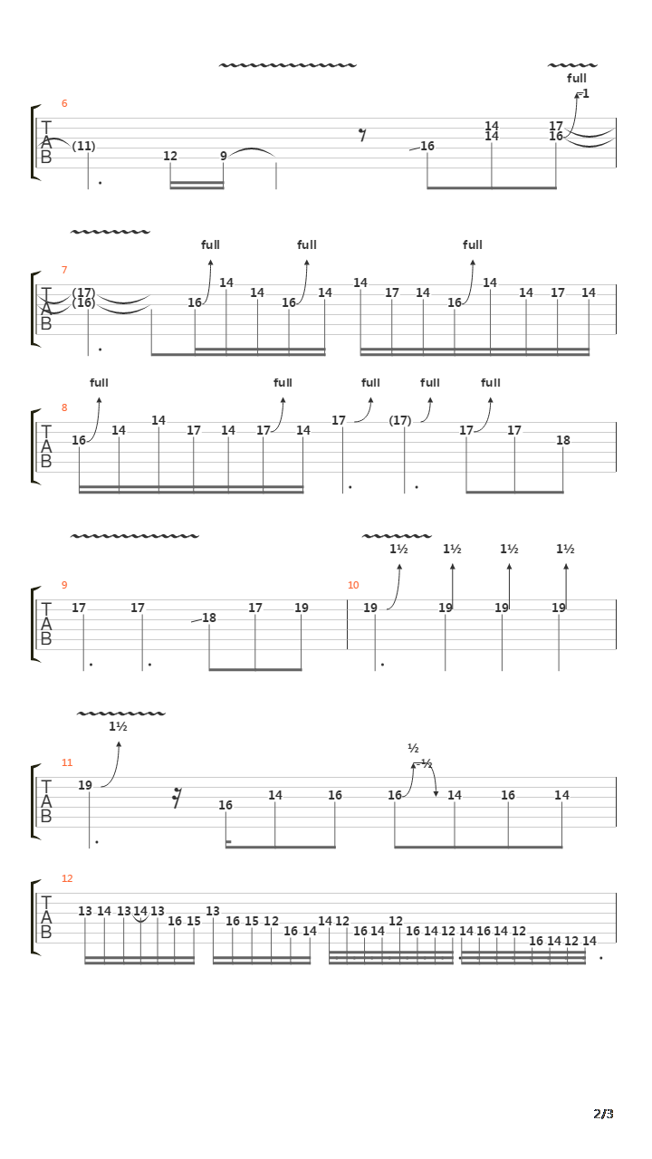 Hold the Line (Solo Played by David Escobar)吉他谱