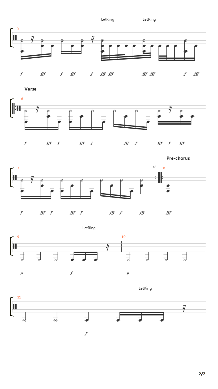 SCTP2K吉他谱
