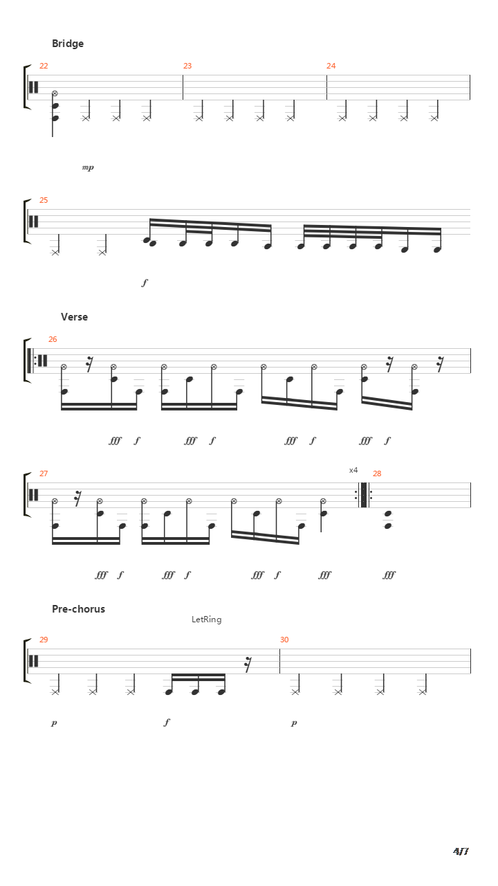 SCTP2K吉他谱