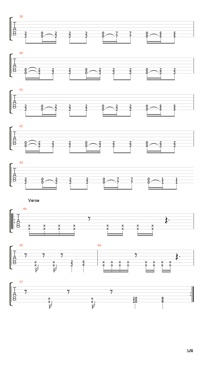 Ничья吉他谱