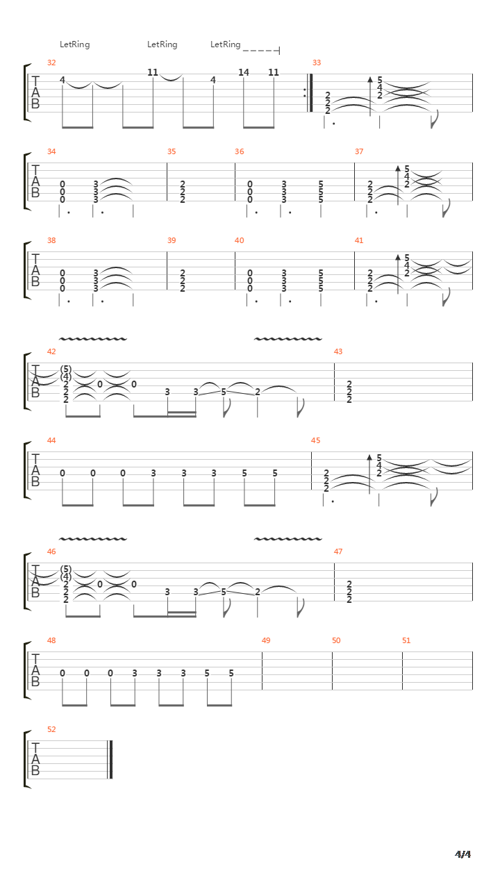 Снег吉他谱