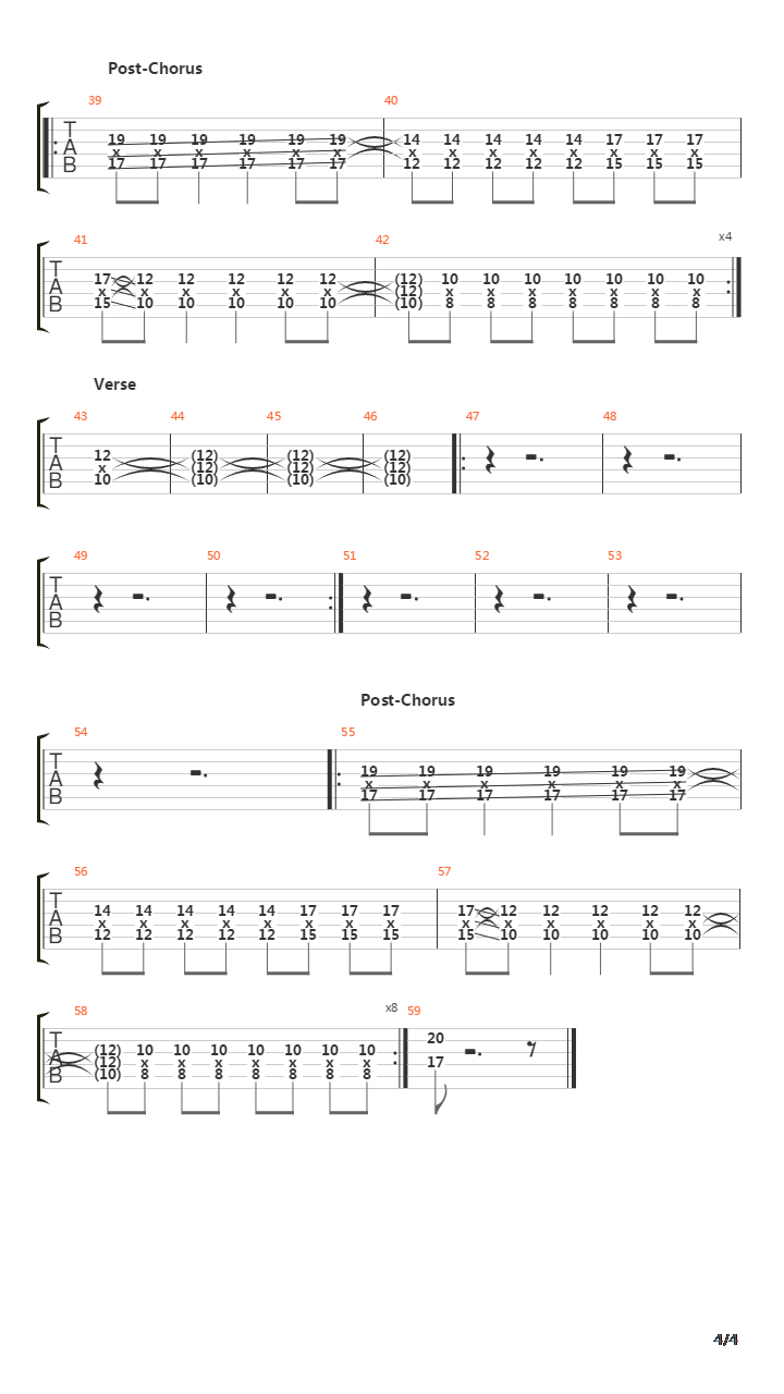 Шаги  По Стеклу (GP5)吉他谱