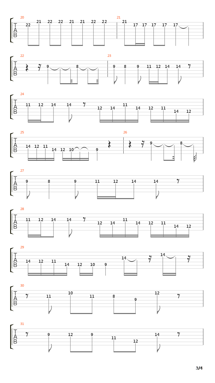 Mozart吉他谱