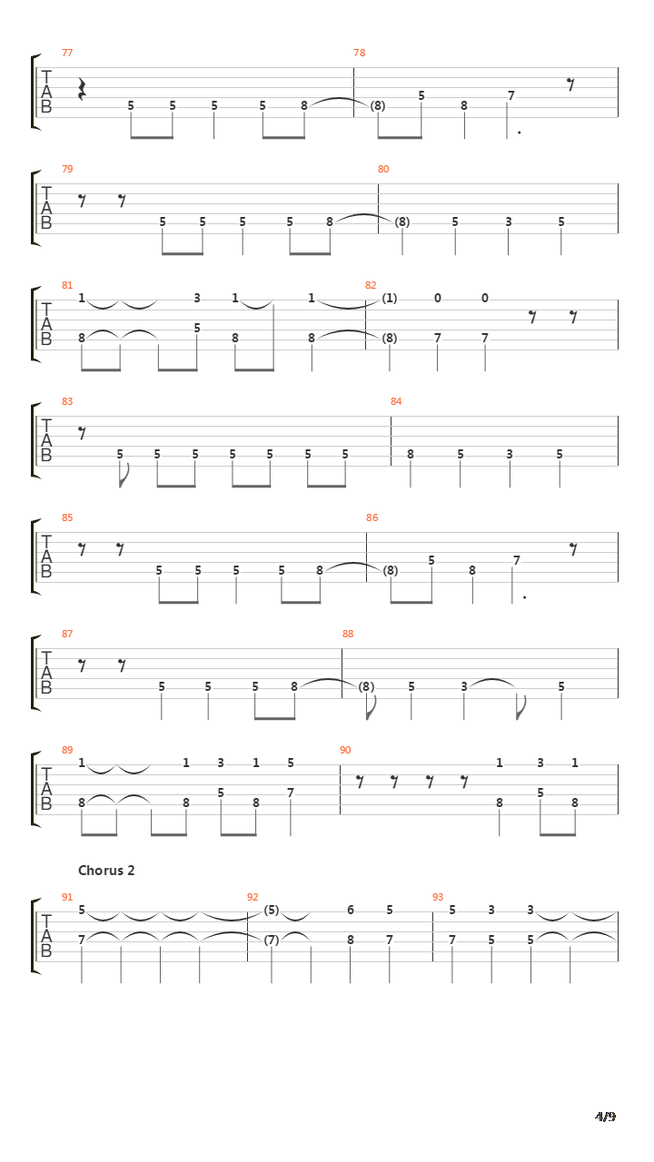 All The Things (That I Am Not)吉他谱