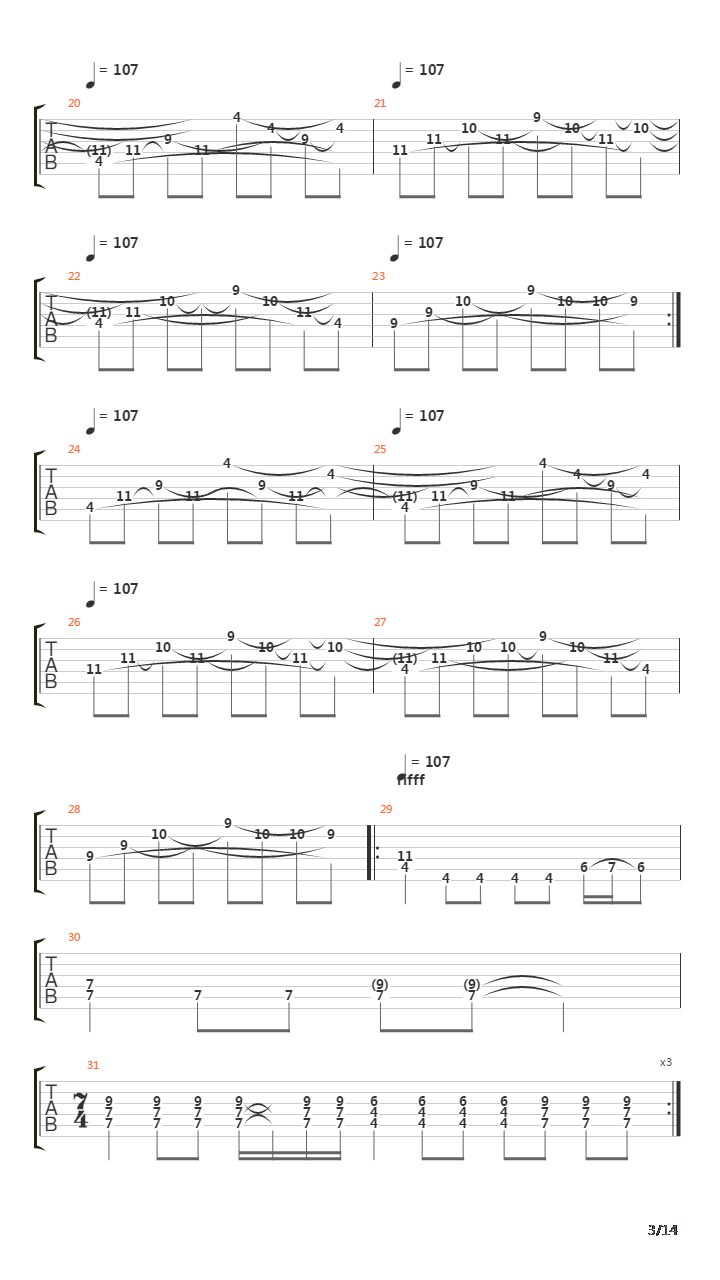 Fatalon吉他谱