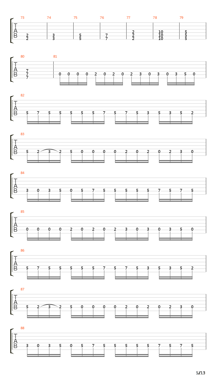 Holocaust吉他谱